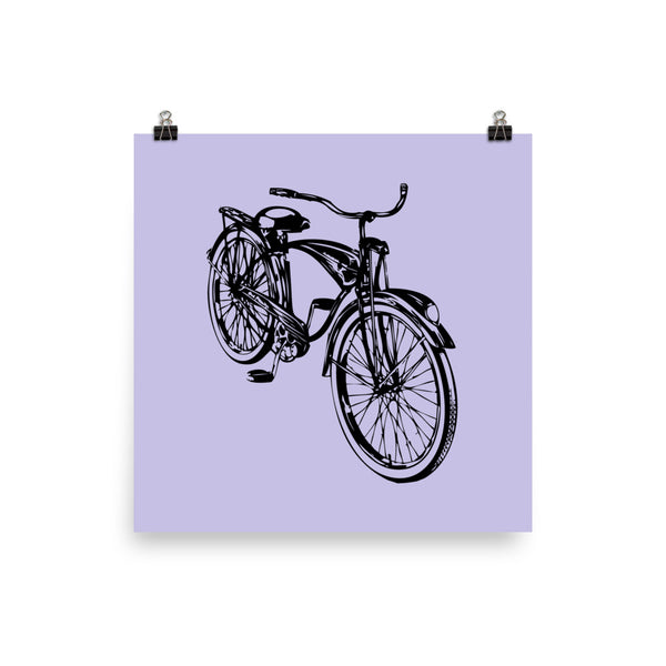 Cruiser Bike Art Print