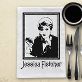 Jessica Fletcher Murder She Wrote Funny Murder Mystery Kitchen Towel